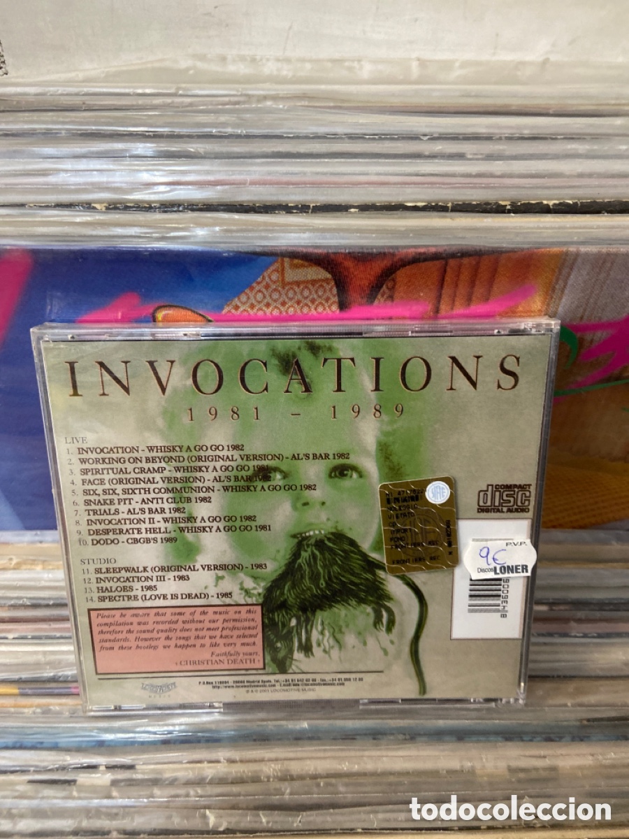 CDs de m&uacute;sica: Christian death invocations - Foto 2