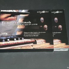 CDs de Música: CD + LIBRETO CON FUNDA CARTON - LA MÚSICA EXTREMADA - CARLOS GARCÍA-BERNALT - MÚSICA ESPAÑOL. Lote 403275719