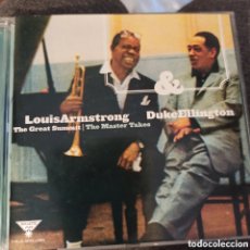 CDs de Música: LOUIS ARMSTRONG & DUKE ELLINGTON – THE GREAT SUMMIT: THE MASTER TAKES LOUIS ARMSTRONG. Lote 403286674
