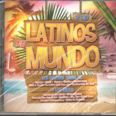 CDs de Música: LATINOS DEL MUNDO VOL.2-2 X CD, COMPILATION-DANCE-POP-2013-NUEVO & PRECINTADO. Lote 403293619