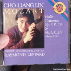 CDs de Música: MOZART - CHO-LIANG LIN, ENGLISH CHAMBER ORCHESTRA – VIOLIN CONCERTOS NO. 3, K. 216 & NO. 5,K. 219. Lote 403377199