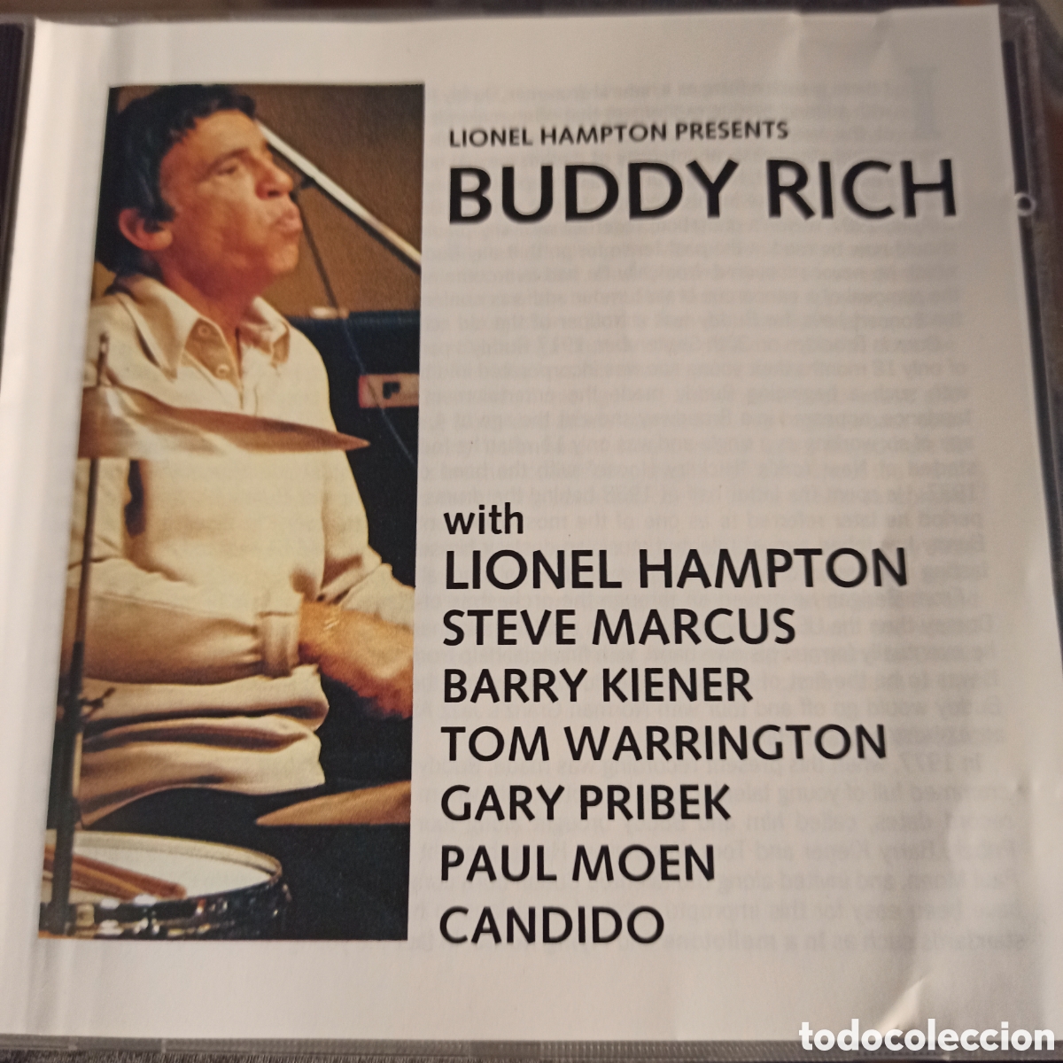 CDs de m&uacute;sica: Buddy Rich &ndash; Lionel Hampton Presents Buddy Rich - Foto 1