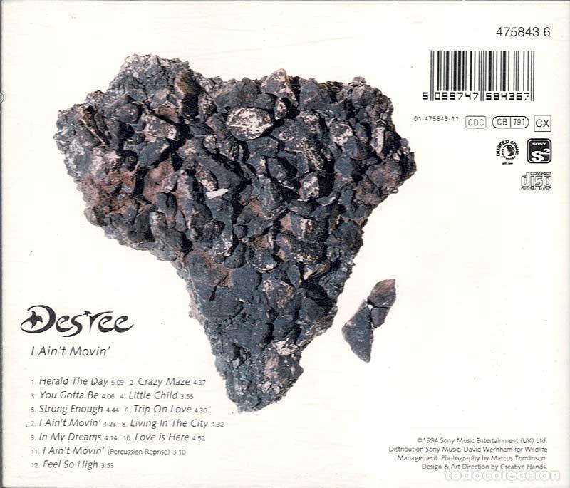 CDs de m&uacute;sica: Desree - I Aint Movin. CD - Foto 2