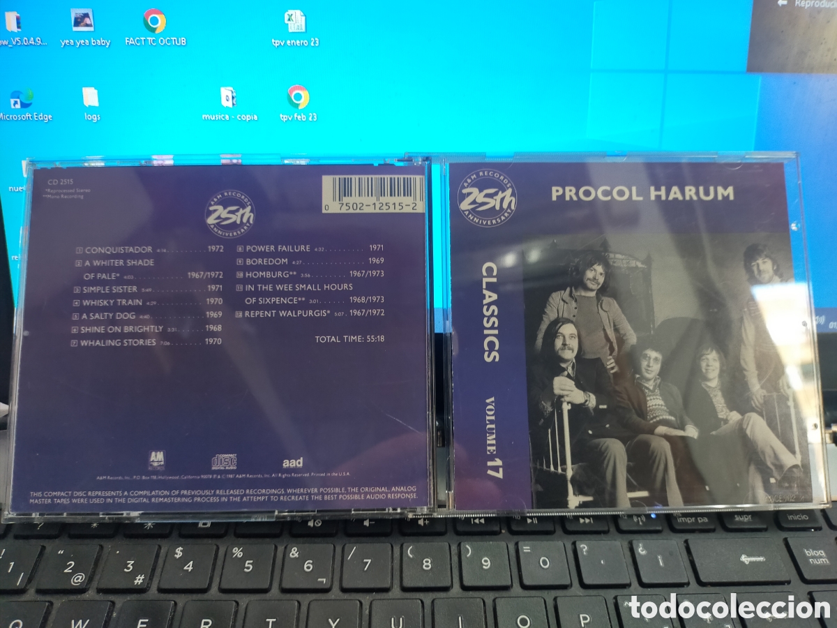 CDs de m&uacute;sica: Procol harum CD classics volume 17 u.s.a. 1987 - Foto 1