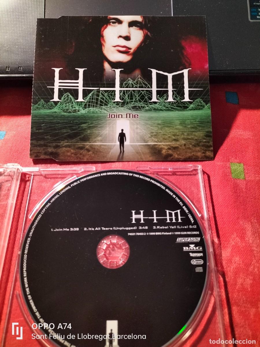 CDs de m&uacute;sica: RAR SINGLE CD. HIM. JOIN ME. 3 TRACKS - Foto 1
