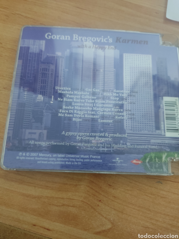 CDs de m&uacute;sica: CD GORAN BREGOVIC Karmen (With A Happy End) - Foto 2