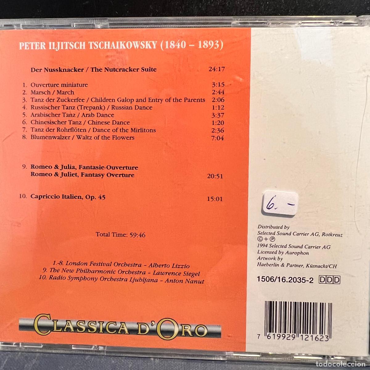 CDs de m&uacute;sica: PETER TSCHAIKOWSKY - CLASSICA DORO - CD - Foto 2