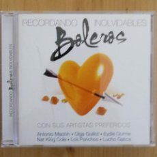 CDs de Música: RECORDANDO INOLVIDABLES BOLEROS. Lote 403481569