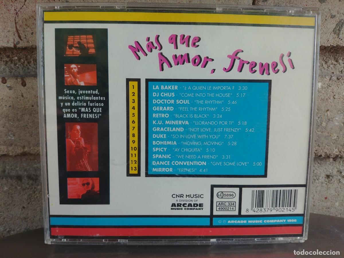 CDs de m&uacute;sica: MAS QUE AMOR FRENESI-CD BSO - Foto 3