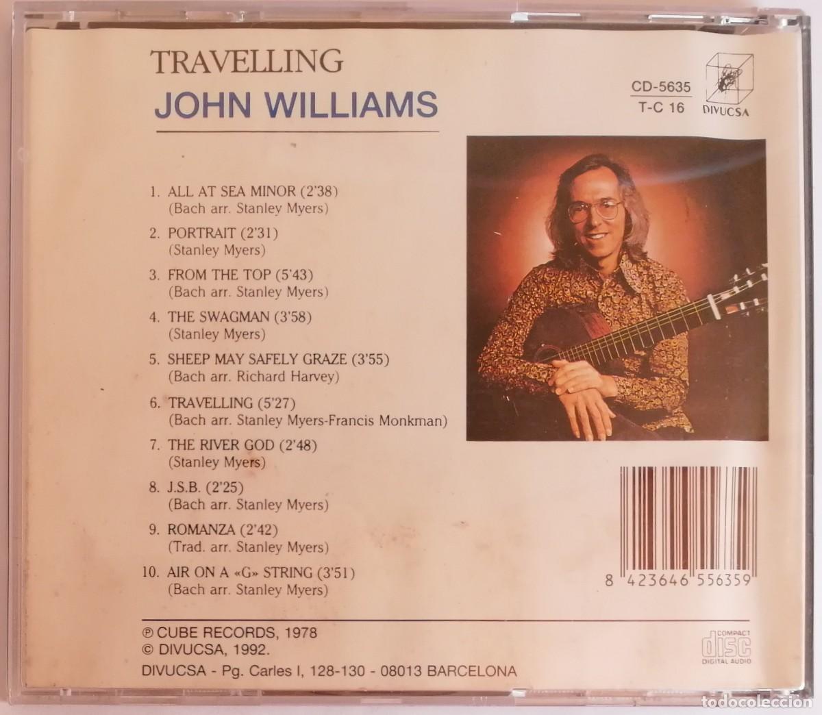 CDs de m&uacute;sica: John Williams, Travelling, Cube Records, Divucsa CD-5635 - Foto 4