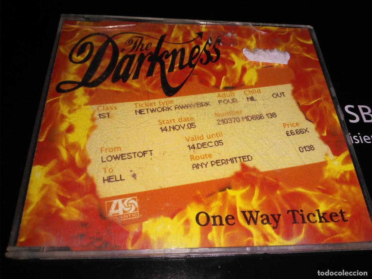 CDs de m&uacute;sica: The Darkness One Way Ticket CD Single - Foto 1
