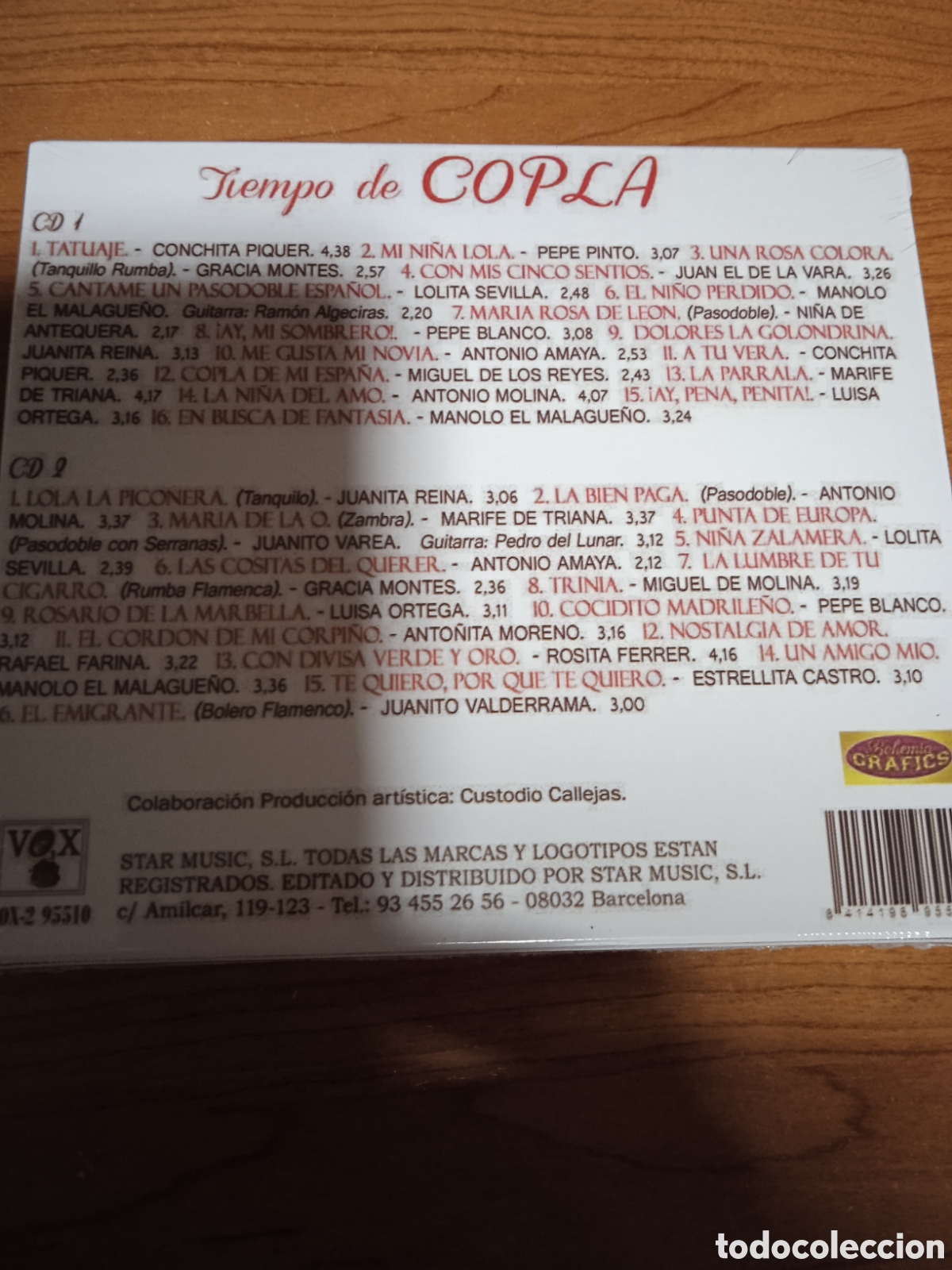 CDs de m&uacute;sica: Tiempo de copla. - Foto 2
