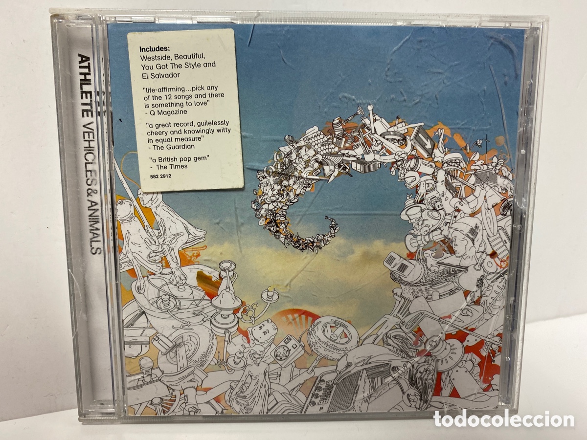 CDs de m&uacute;sica: Athlete - Vehicles & Animals (CD) - Foto 1