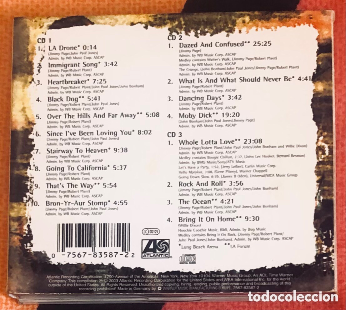 CDs de m&uacute;sica: Led Zeppelin: How The West Was Won - Foto 4