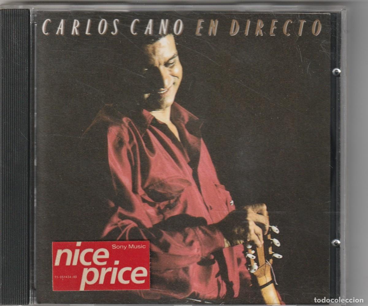 CDs de m&uacute;sica: CARLOS CANO - EN DIRECTO (CD CBS 1990) - Foto 1