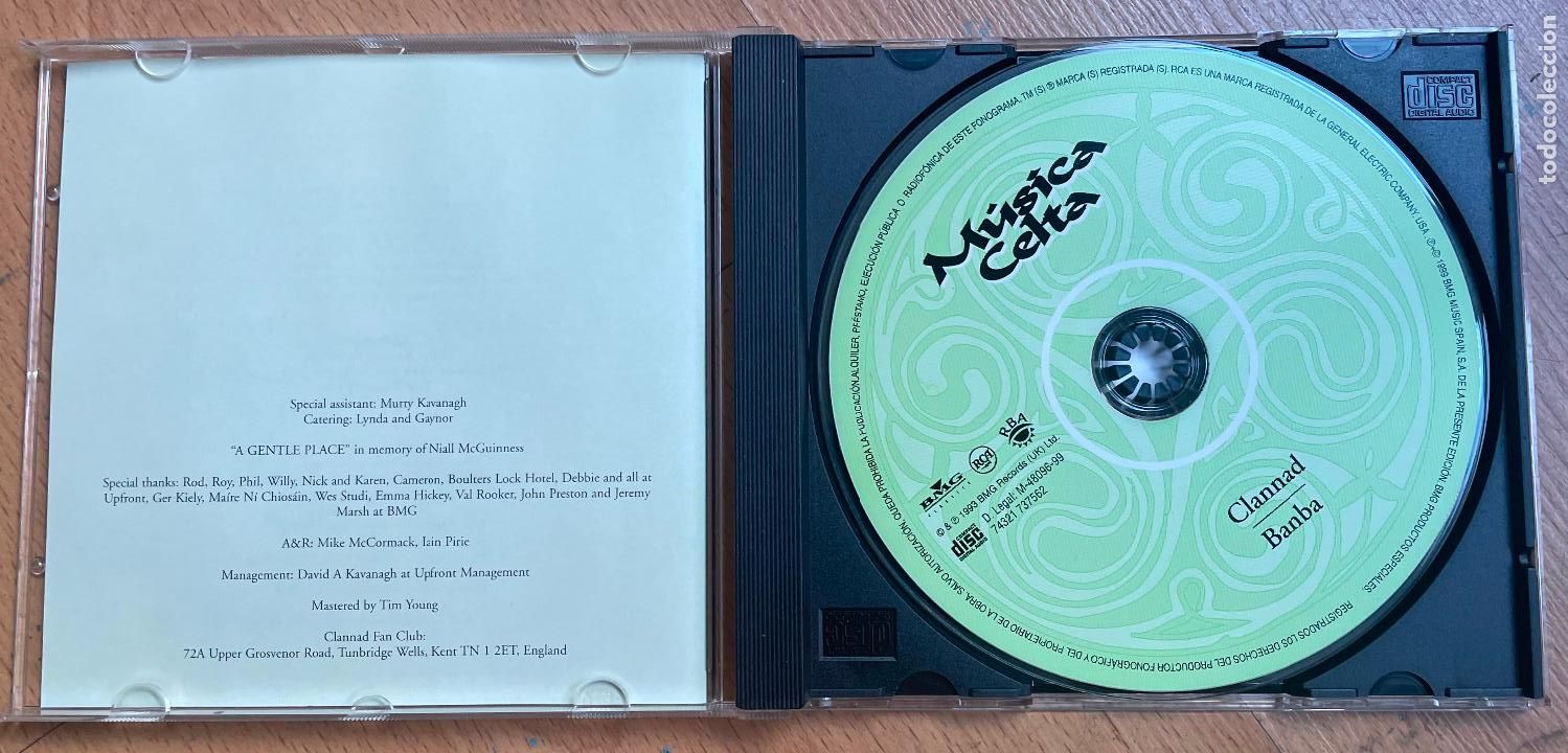 CDs de m&uacute;sica: MUSICA CELTA, CLANNAD BANBA - Foto 2