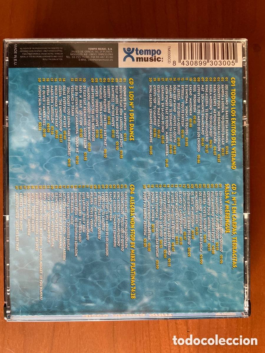 CDs de m&uacute;sica: Disco alegr&iacute;a, 2001 - Foto 2