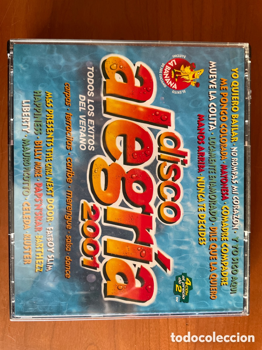 CDs de m&uacute;sica: Disco alegr&iacute;a, 2001 - Foto 1