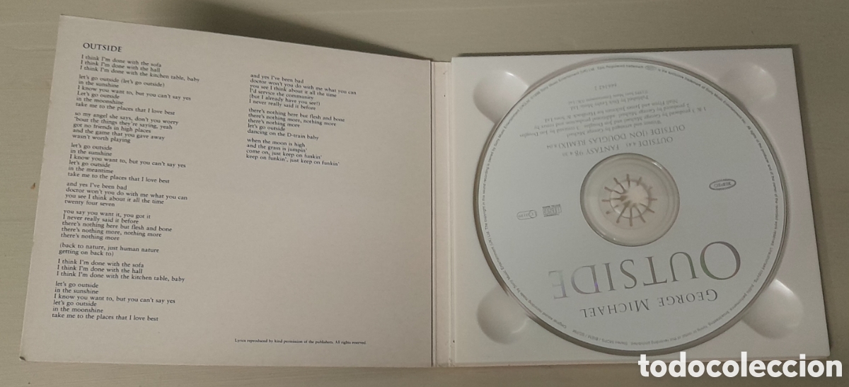 CDs de m&uacute;sica: GEORGE MICHAEL - OUTSIDE - CDSINGLE - Foto 2