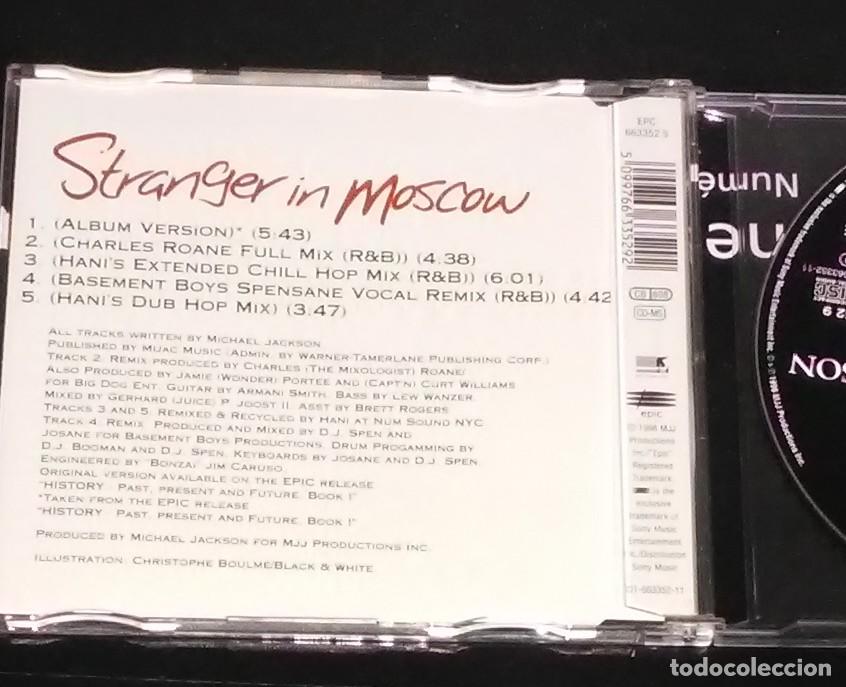 CDs de m&uacute;sica: CD Single Michael Jackson - Stranger in Moscow part 3 - Foto 2