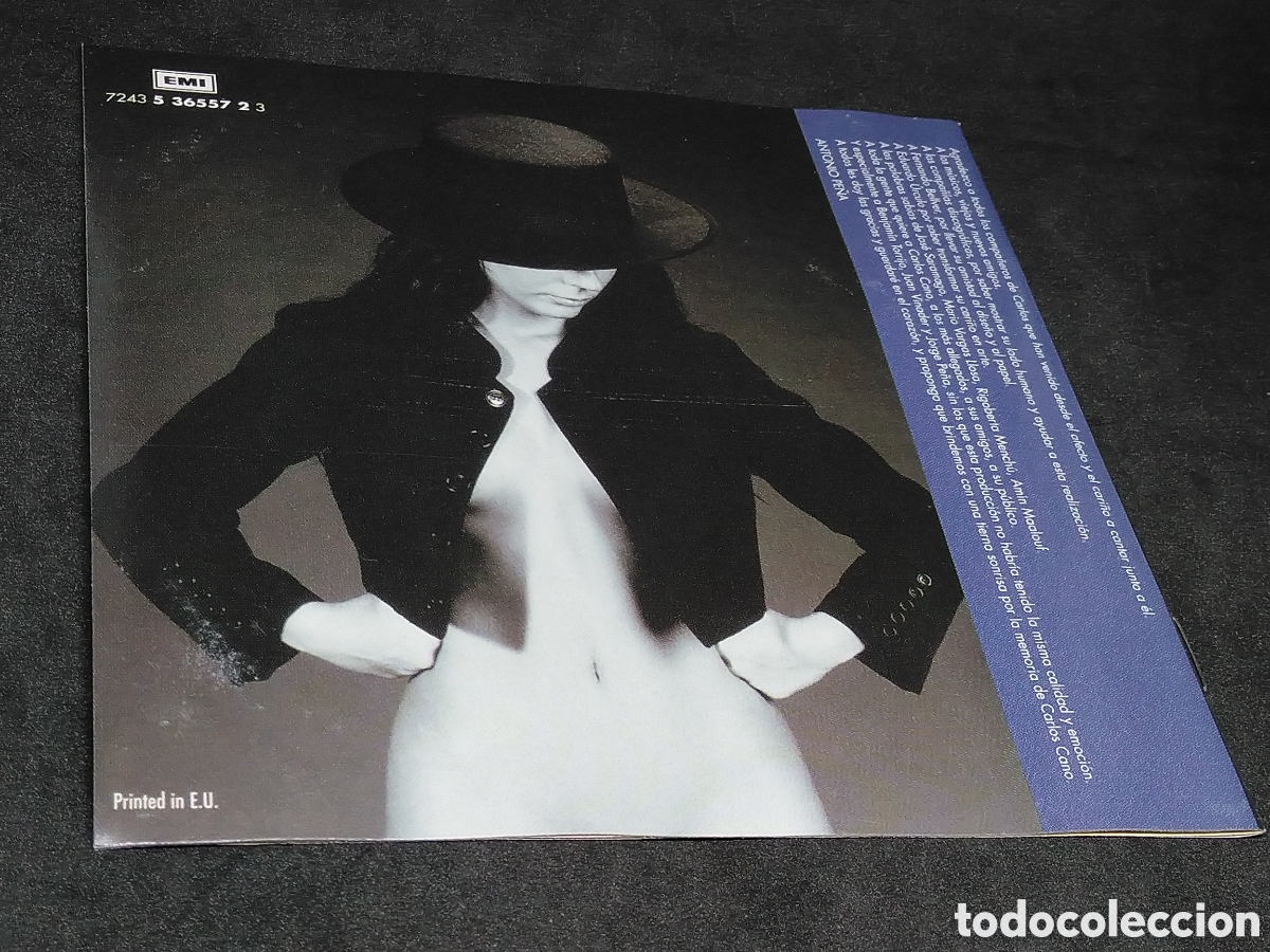 CDs de m&uacute;sica: CARLOS CANO - QUE NAVEGUEN LOS SUE&Ntilde;OS - CD - DISCO COMPROBADO - 2001 - Foto 5