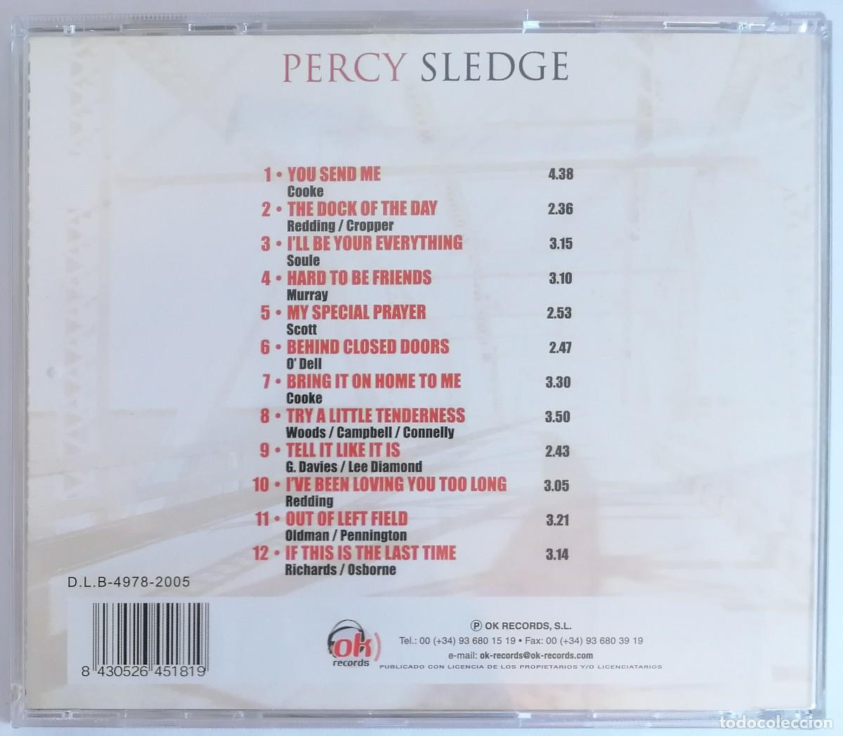 CDs de m&uacute;sica: Percy Sledge, Percy Sledge, OK Records CD-2140 - Foto 7