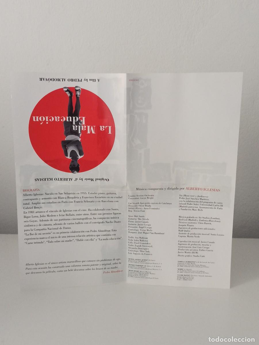 CDs de m&uacute;sica: BSO La mala educaci&oacute;n - Foto 4