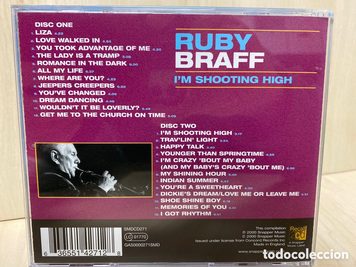 CDs de m&uacute;sica: Ruby Braff - Im Shooting High (2xCD, Comp) - Foto 2