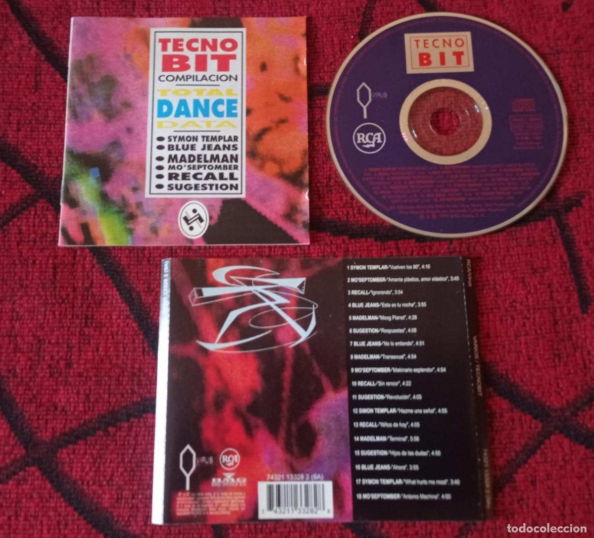CDs de m&uacute;sica: TECNOBIT 1993 CD SYMON TEMPLAR Blue Jeans MADELMAN Mo' Septomber SUGESTION