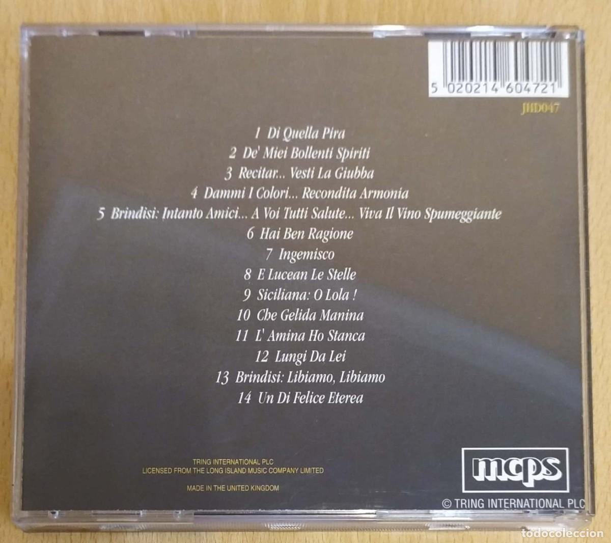 CDs de m&uacute;sica: PLACIDO DOMINGO (OPERA HIGHLIGHTS) CD 1993 - Foto 2