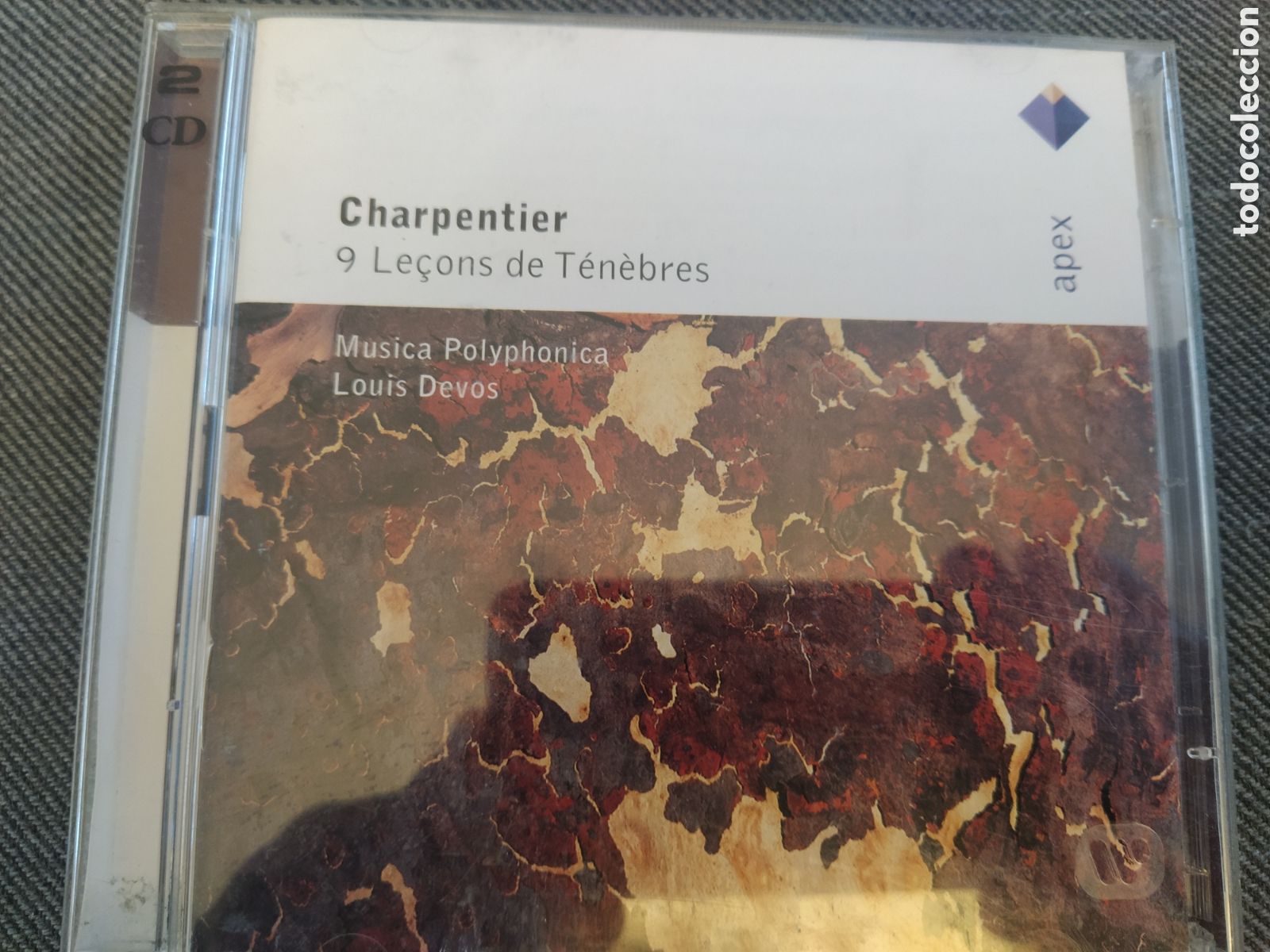 CDs de m&uacute;sica: CD Charpentier. 9 le&ccedil;ons de t&eacute;n&egrave;bres. Louis Devos - Foto 1