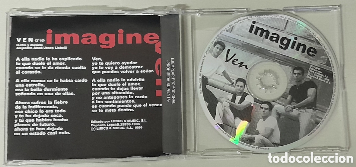 CDs de m&uacute;sica: IMAGINE - VEN - CDSINGLE - Foto 2