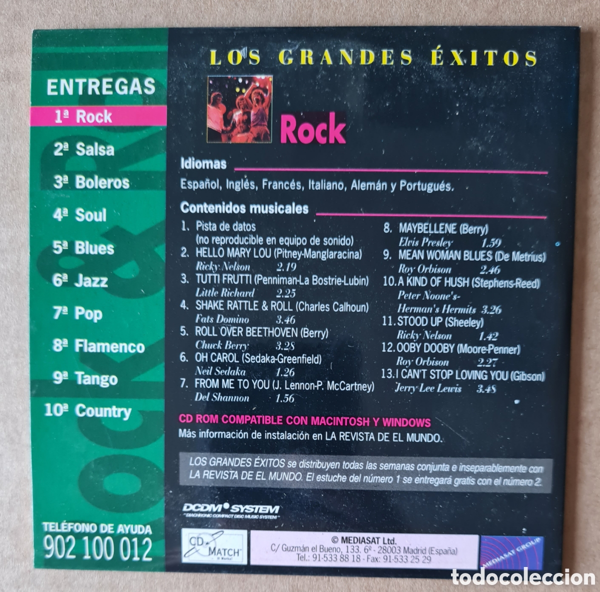 CDs de m&uacute;sica: CD-ROM + CD-AUDIO - ROCK LOS GRANDES EXITOS 1997 - Foto 2