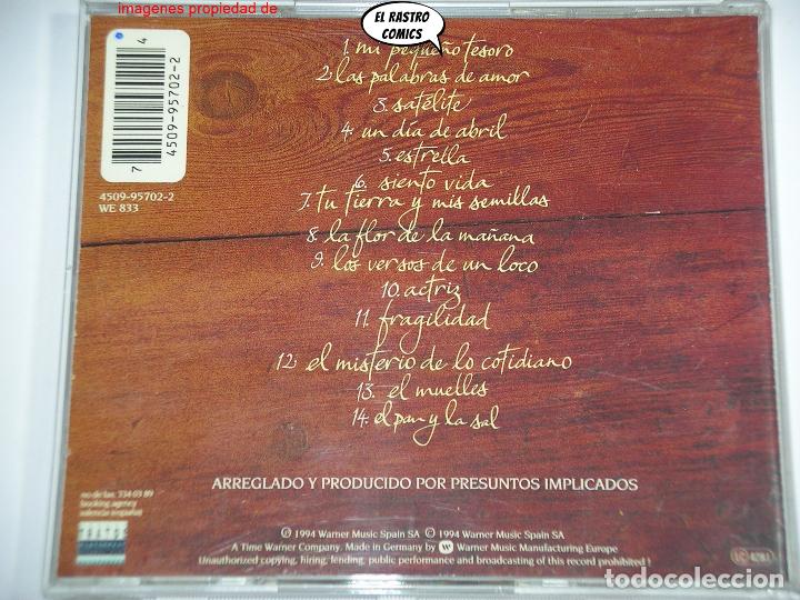 CDs de m&uacute;sica: Presuntos Implicados, El pan y la sal, CD Wea 1994 - Foto 2