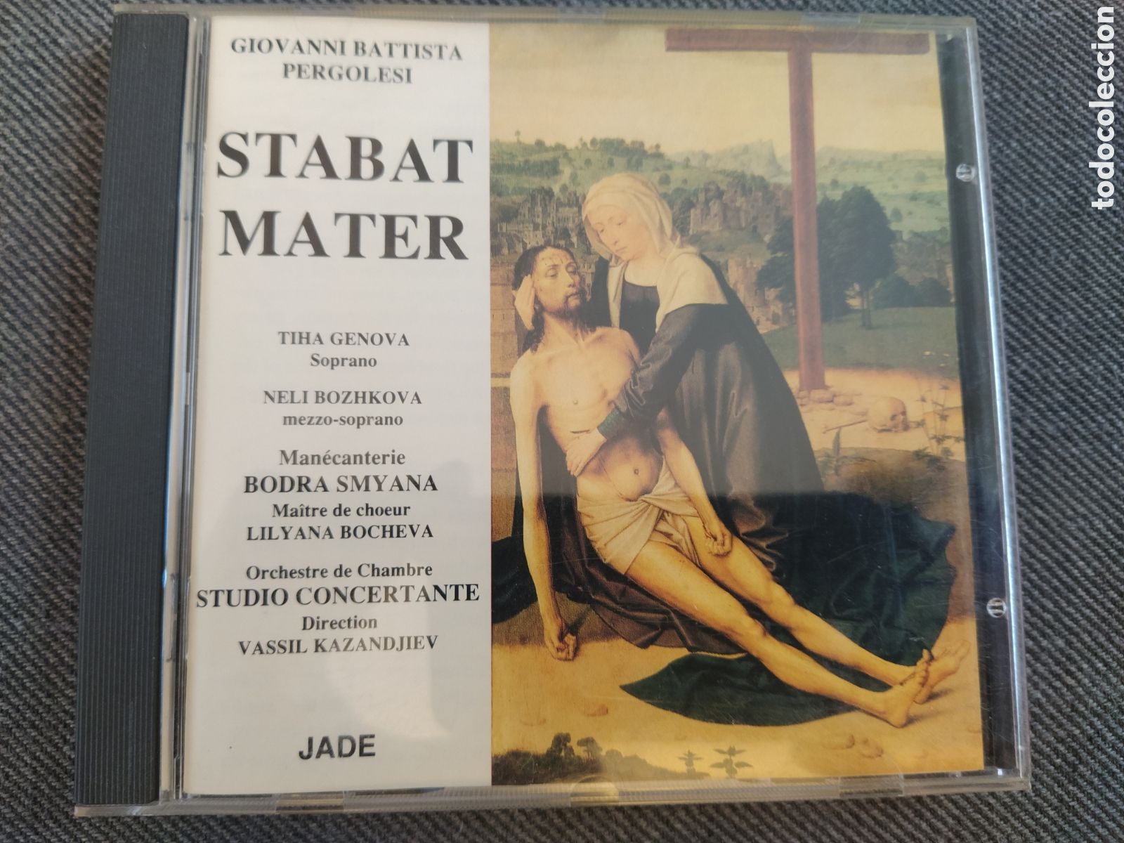CDs de m&uacute;sica: CD Pergolesi. Stabat Mater. Jade, 1992 - Foto 1