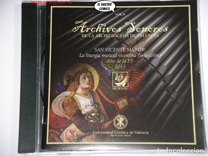 CDs de m&uacute;sica: Archivos Sonoros de la Archidi&oacute;cesis Valencia Vol 4 San Vicente M&aacute;rtir Liturgia Musical Vicentina CD