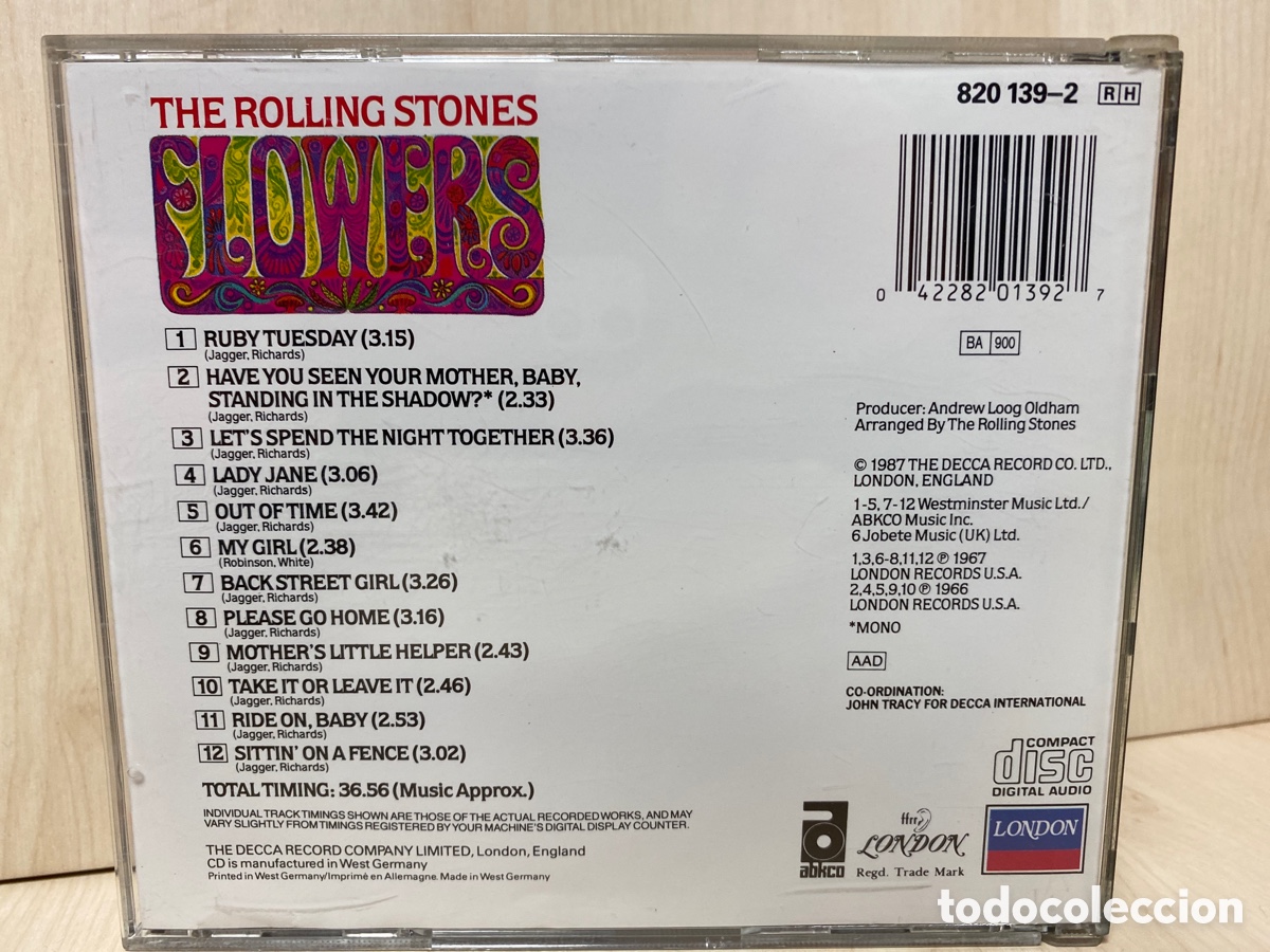 CDs de m&uacute;sica: The Rolling Stones - Flowers (CD, Comp) - Foto 2