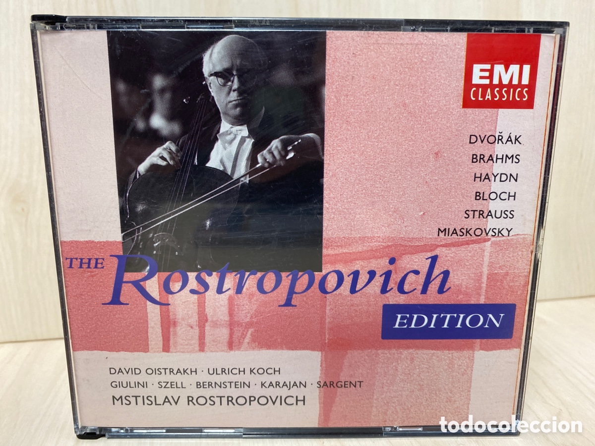 CDs de m&uacute;sica: Dvoř&aacute;k, Brahms, Haydn - The Rostropovich Edition (3xCD, Comp) - Foto 1
