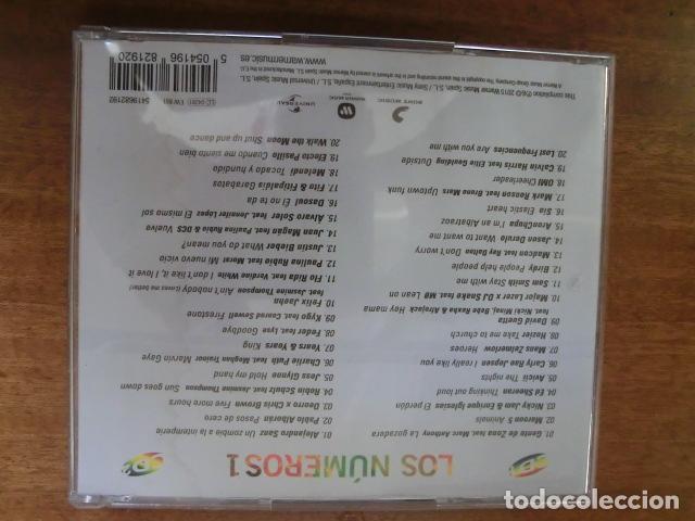 CDs de m&uacute;sica: LOS N&Uacute;MEROS 1 - EL DISCO DE LOS &Eacute;XITOS - VARIOS CANTANTES POP - 2 CD - Foto 2