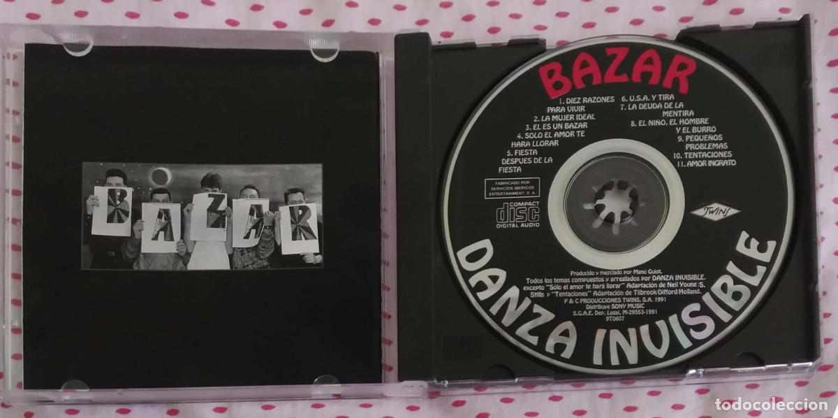CDs de m&uacute;sica: DANZA INVISIBLE (BAZAR) CD 1991 - Foto 3