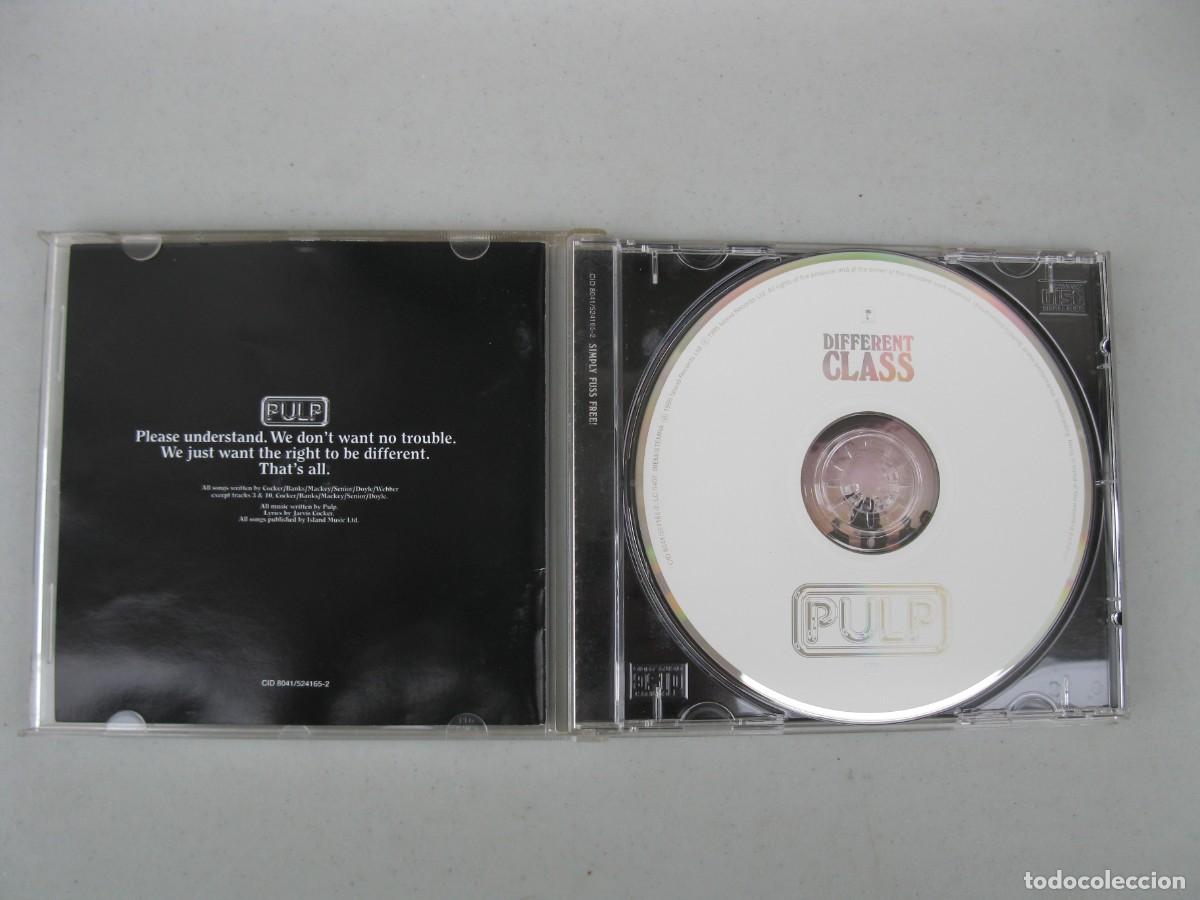 CDs de m&uacute;sica: CD - PULP - DIFFERENT CLASS - ISLAND RECORDS - A&Ntilde;O 1995. - Foto 2