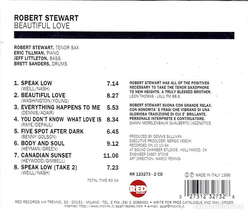CDs de m&uacute;sica: Robert Stewart - Beautiful Love. CD - Foto 2