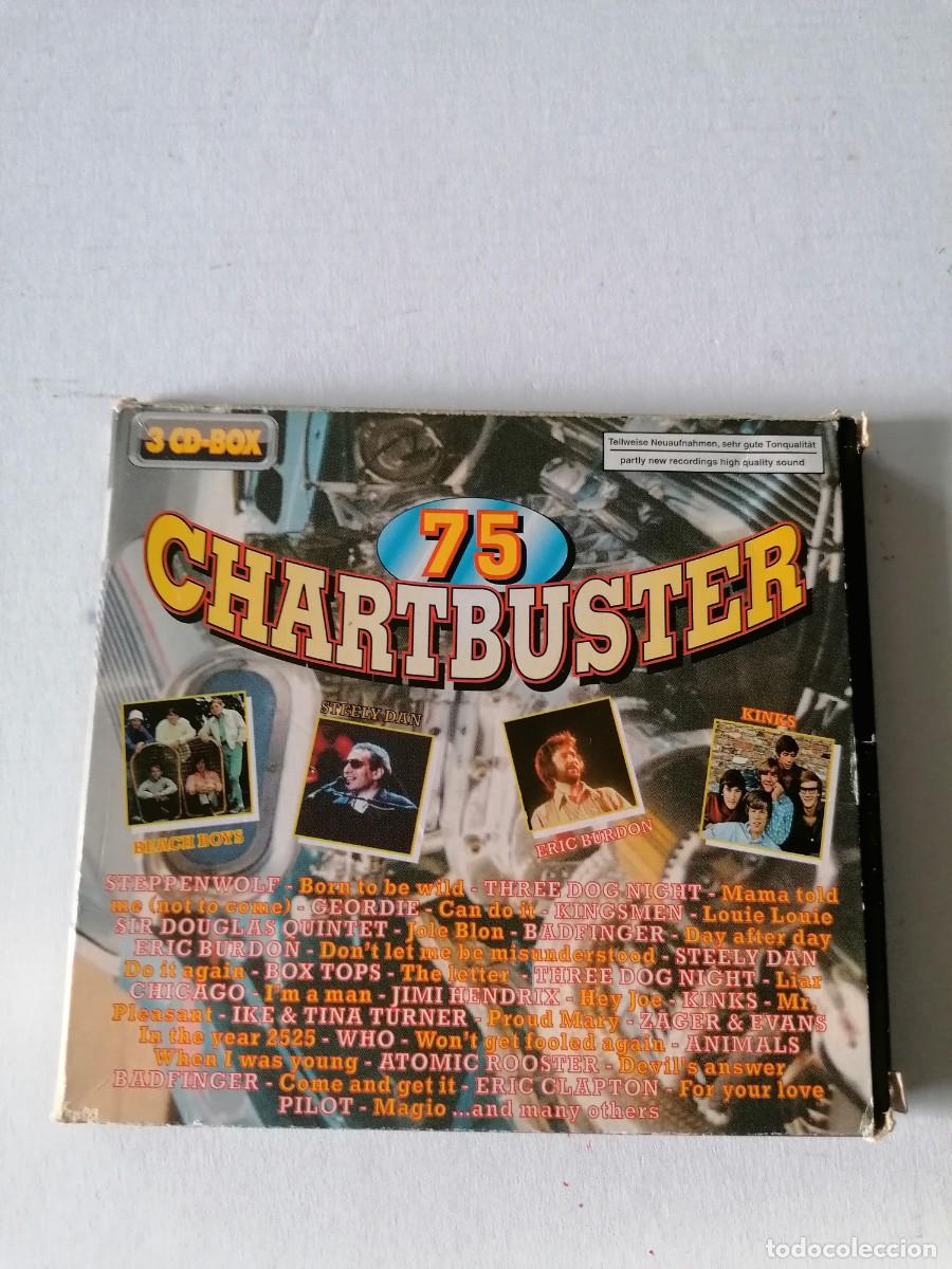CDs de m&uacute;sica: 75 HITS CHARTBUSTERS - 3 CDS - Foto 1