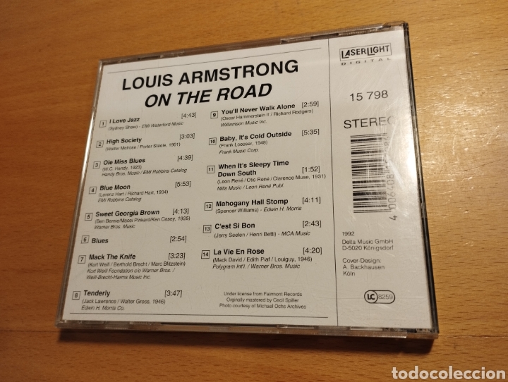 CDs de m&uacute;sica: LOUIS ARMSTRONG. ON THE ROAD (CD) - Foto 3
