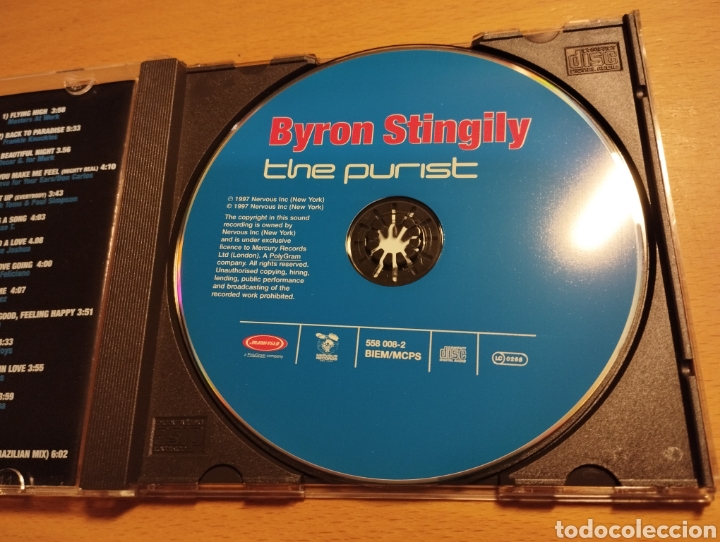 CDs de m&uacute;sica: BYRON STINGILY. THE PURIST (CD) - Foto 2
