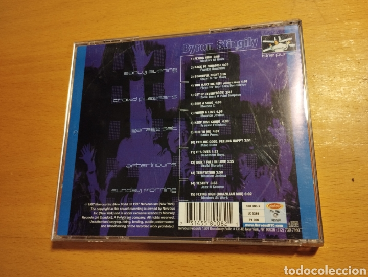 CDs de m&uacute;sica: BYRON STINGILY. THE PURIST (CD) - Foto 3