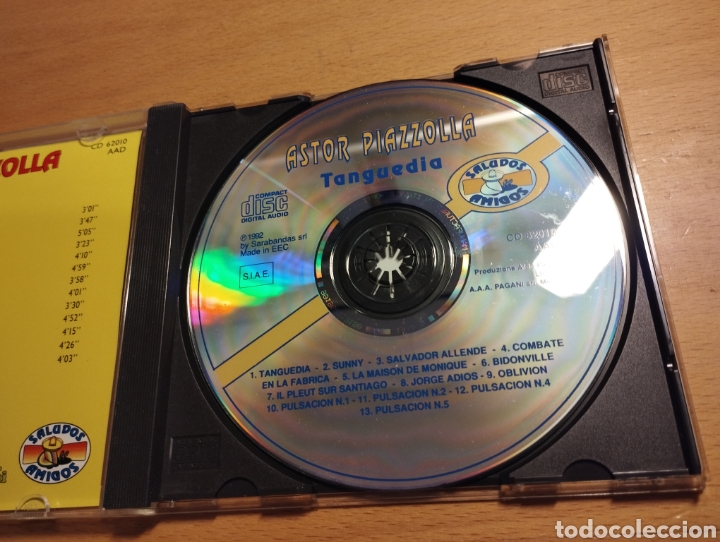 CDs de m&uacute;sica: ASTOR PIAZZOLLA. TANGUEDIA (CD) - Foto 2