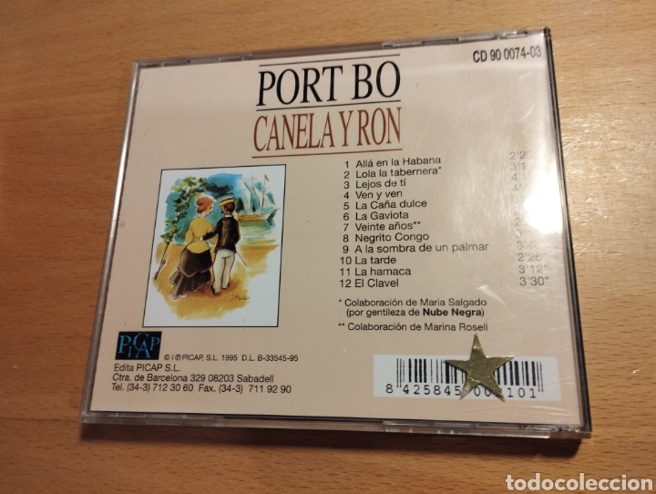 CDs de m&uacute;sica: PORT BO. CANELA Y RON (CD) - Foto 3
