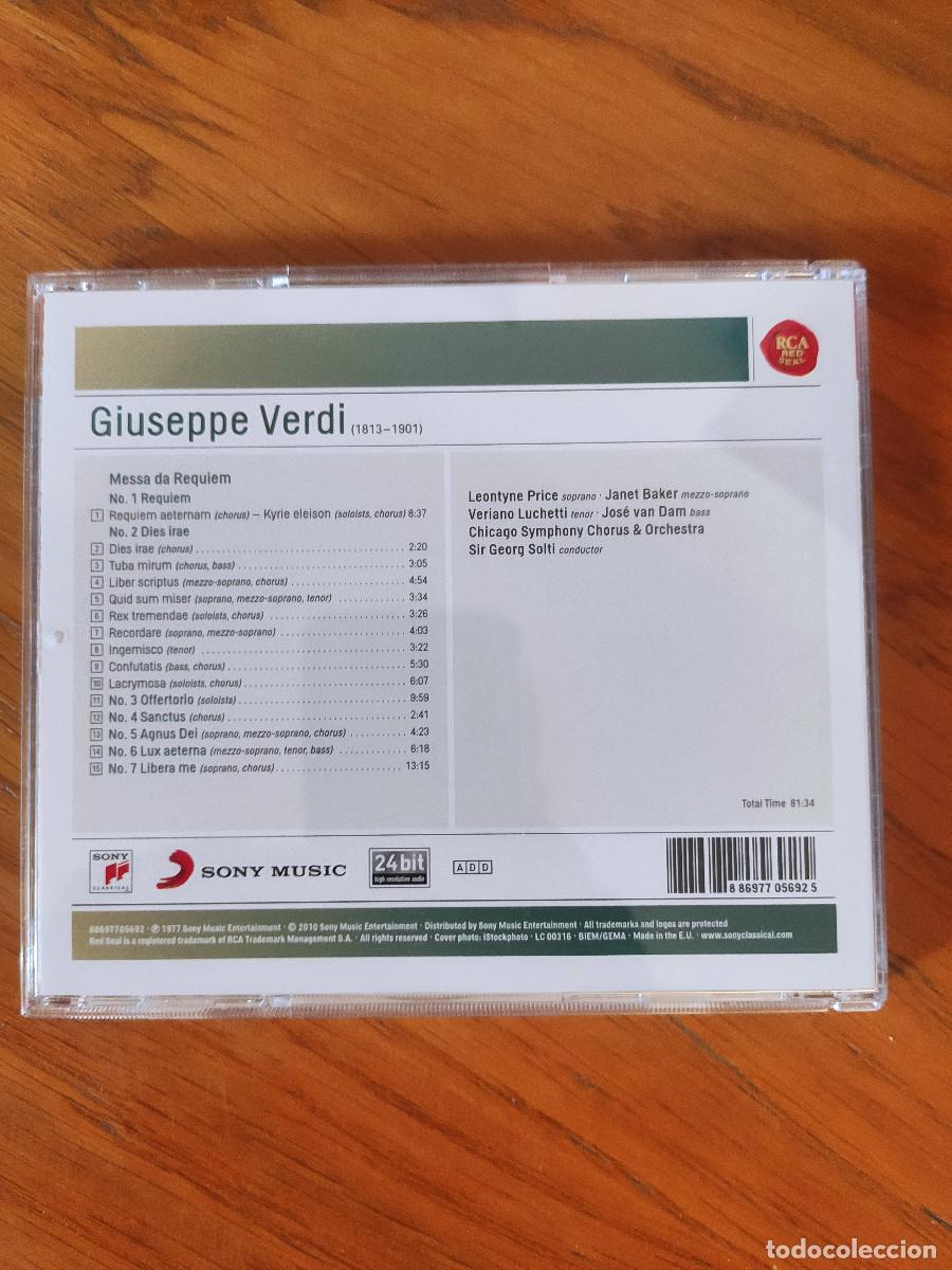 CDs de m&uacute;sica: VERDI REQUIEM Solti - Foto 2