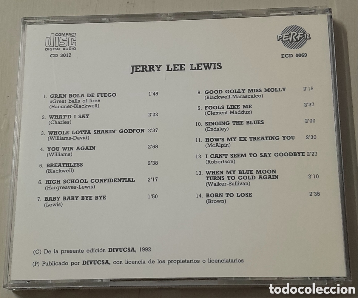 CDs de m&uacute;sica: JERRY LEE LEWIS - Foto 2